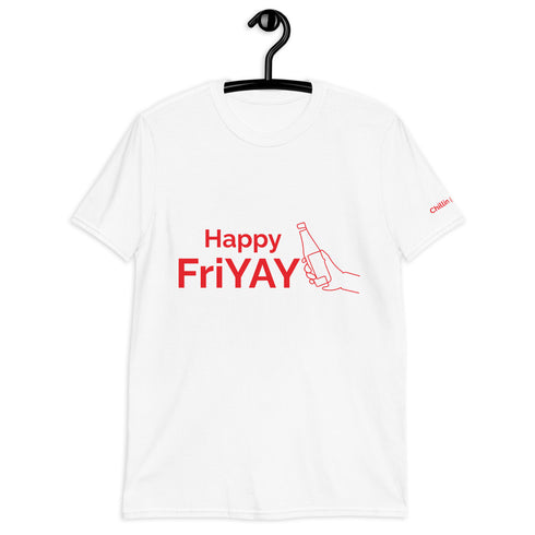 Happy FriYAY Chillin @ Choo's Beer 1 Short-Sleeve Unisex T-Shirt
