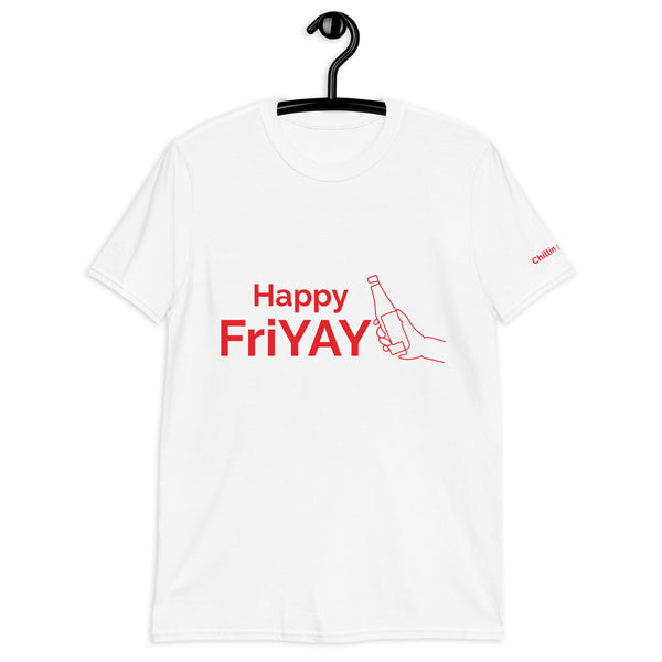 Happy FriYAY Chillin @ Choo's Beer 1 Short-Sleeve Unisex T-Shirt