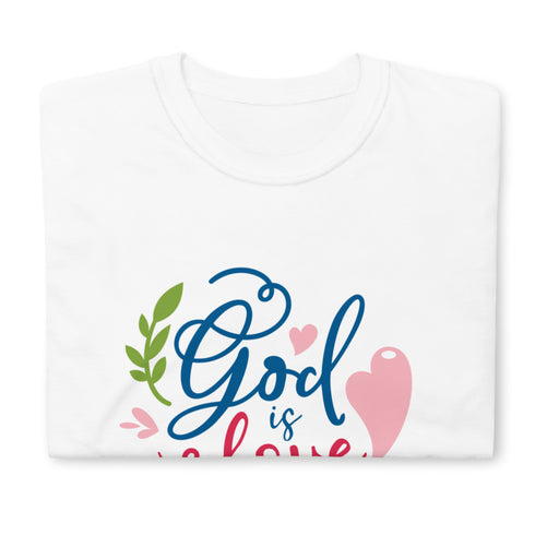 1 john 4:8 God Is Love Chillin @ Choo's 1 Short-Sleeve Unisex T-Shirt