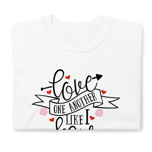 Love one another like I have John 13:34 Chillin @ Choo's 2 Short-Sleeve Unisex T-Shirt