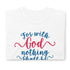 Luke 1:37 With God Nothing is Impossible Chillin @ Choo's 1 Short-Sleeve Unisex T-Shirt