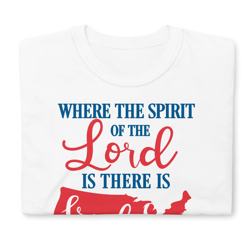 2 Corinthians 3:17 Spirit Of The Lord Freedom Chillin @ Choo's 1 Short-Sleeve Unisex T-Shirt