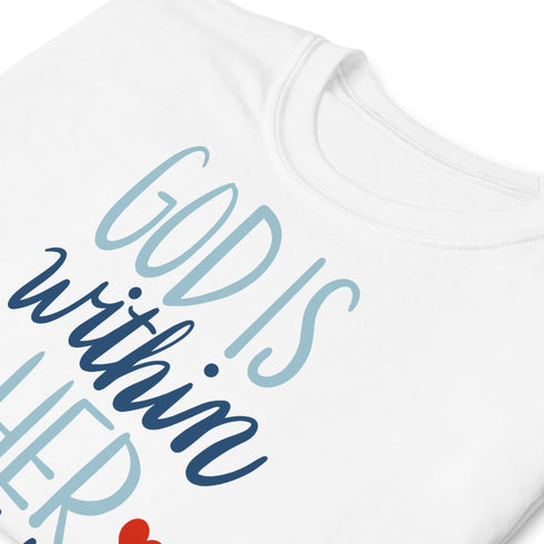 PSALM 46:5 God is Within Her Chillin @ Choo's 1 Short-Sleeve Unisex T-Shirt