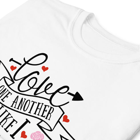 Love one another like I have John 13:34 Chillin @ Choo's 2 Short-Sleeve Unisex T-Shirt