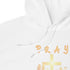 Pray Everyday with Praying Hands Cross Chillin @ Choo's White Hoodie