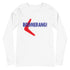 BOOMERANG! Red/Blue Unisex Long Sleeve Tee