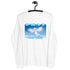 PRAY everyday with Angel Chillin @ Choo's White Unisex Long Sleeve Tee