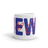 Choo Choo NEWS Logo Red/Blue White Glossy Mug 11oz