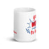 You Work To Hard pb 15oz White Glossy Mug