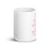 Pray set goals.. Chillin @ Choo's 15oz White Glossy Mug