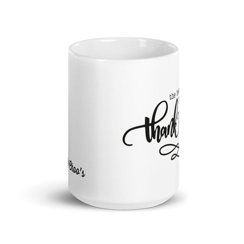 The Best and Shortest Prayer Chillin @ Choo's 15oz White Glossy Mug