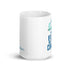 Let Faith Not Fear Be Your Compass Chillin @ Choo's 15oz White Glossy Mug