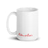 Choo Logo Ch00licious Chillin @ Choo's White Glossy Mug 15ox