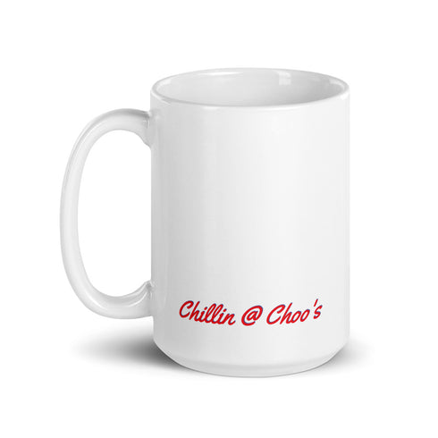 2 Corinthians 3:17 Spirit of The Lord Freedom Chillin @ Choo's 15oz White Glossy Mug