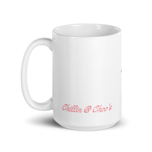 Grace Changes Everything Chillin @ Choo's 15oz White Glossy Mug