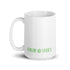 With God All Things Are Possible Chillin @ Choo's 15oz White Glossy Mug