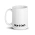 Faith Makes Things Possible Chillin @ Choo's 15oz White Glossy Mug