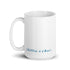 Let Faith Not Fear Be Your Compass Chillin @ Choo's 15oz White Glossy Mug