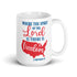 2 Corinthians 3:17 Spirit of The Lord Freedom Chillin @ Choo's 15oz White Glossy Mug