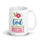 With God All Things Are Possible Chillin @ Choo's 15oz White Glossy Mug