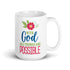 With God All Things Are Possible Chillin @ Choo's 15oz White Glossy Mug