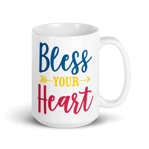 Bless Your Heart Chillin @ Choo's 15oz White Glossy Mug