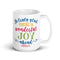 1 Peter 1:6 Joy Ahead Chillin @ Choo's 15oz White Glossy Mug