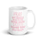 Pray set goals.. Chillin @ Choo's 15oz White Glossy Mug
