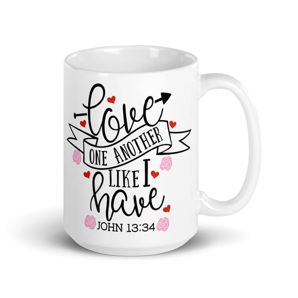 Love one another like I have John 13:34 Chillin @ Choo's 15oz White Glossy Mug