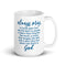 Always Pray Chillin @ Choo's 15oz White Glossy Mug