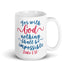 Luke 1:37 With God Nothing is Impossible Chillin @ Choo's 15oz White Glossy Mug