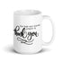 The Best and Shortest Prayer Chillin @ Choo's 15oz White Glossy Mug