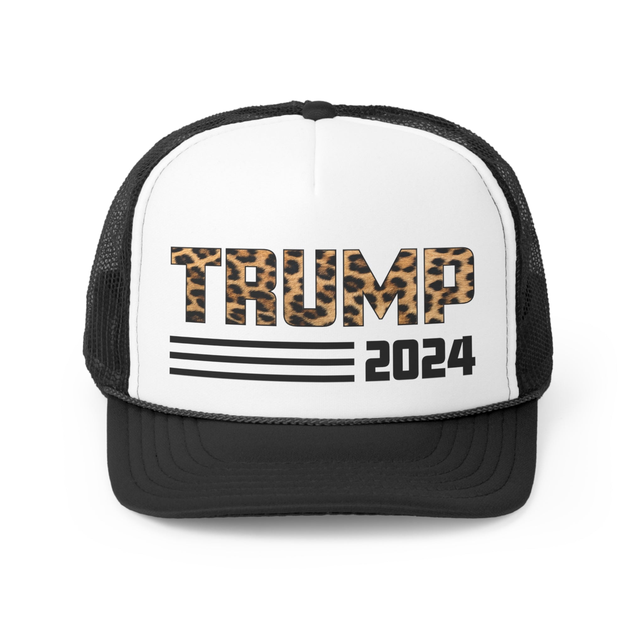 Leopard Trump 2024 Trucker Caps – Made By Ch00 Ch00 display picture 3